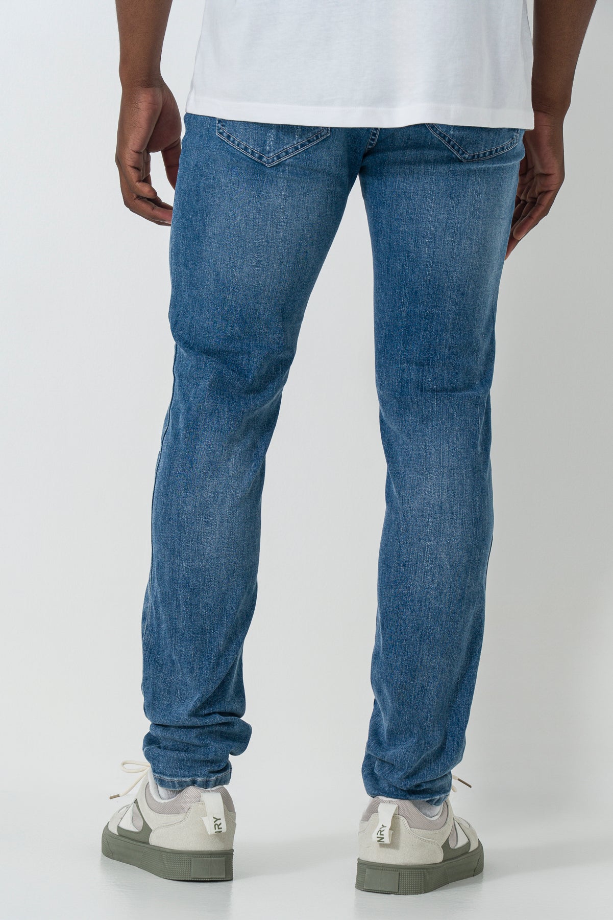 Rf02 Mid Wash Skinny Jeans