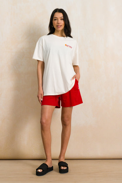 Relaxed Fit Fleece Shorts