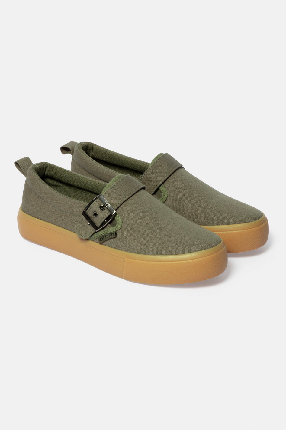 Buckle Slip-ons Sneakers