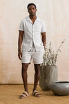 Textured Pull On Shorts