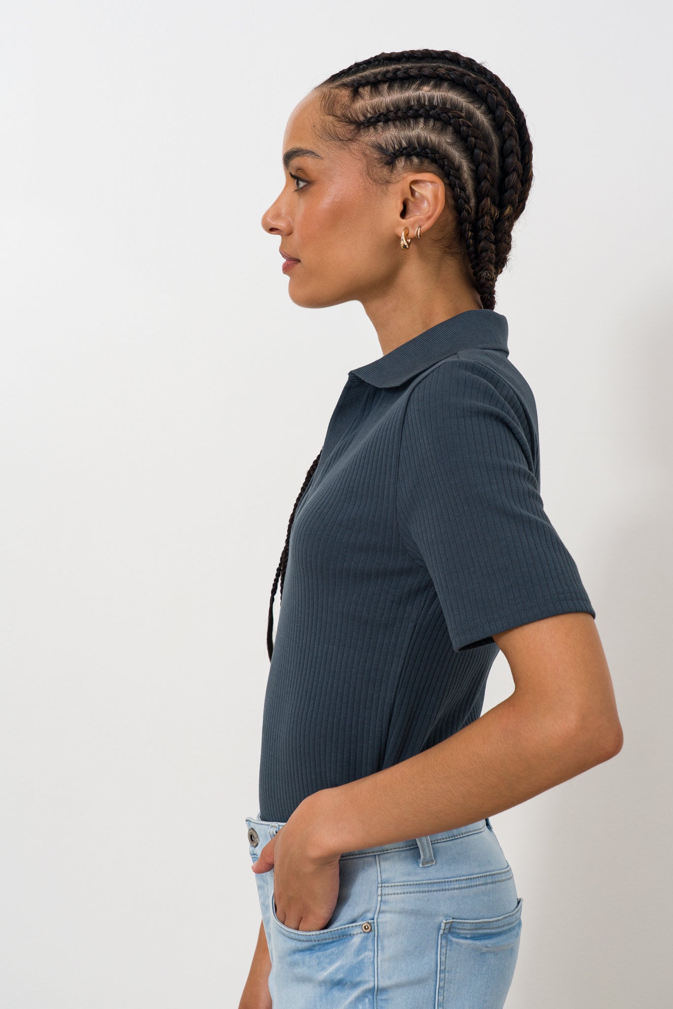 split-collar-rib-t-shirt