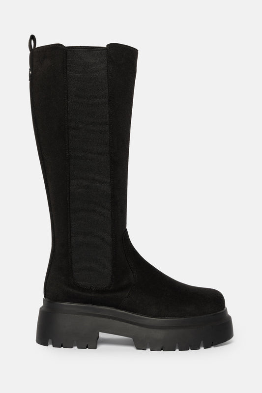 Knee Length Suede Boot