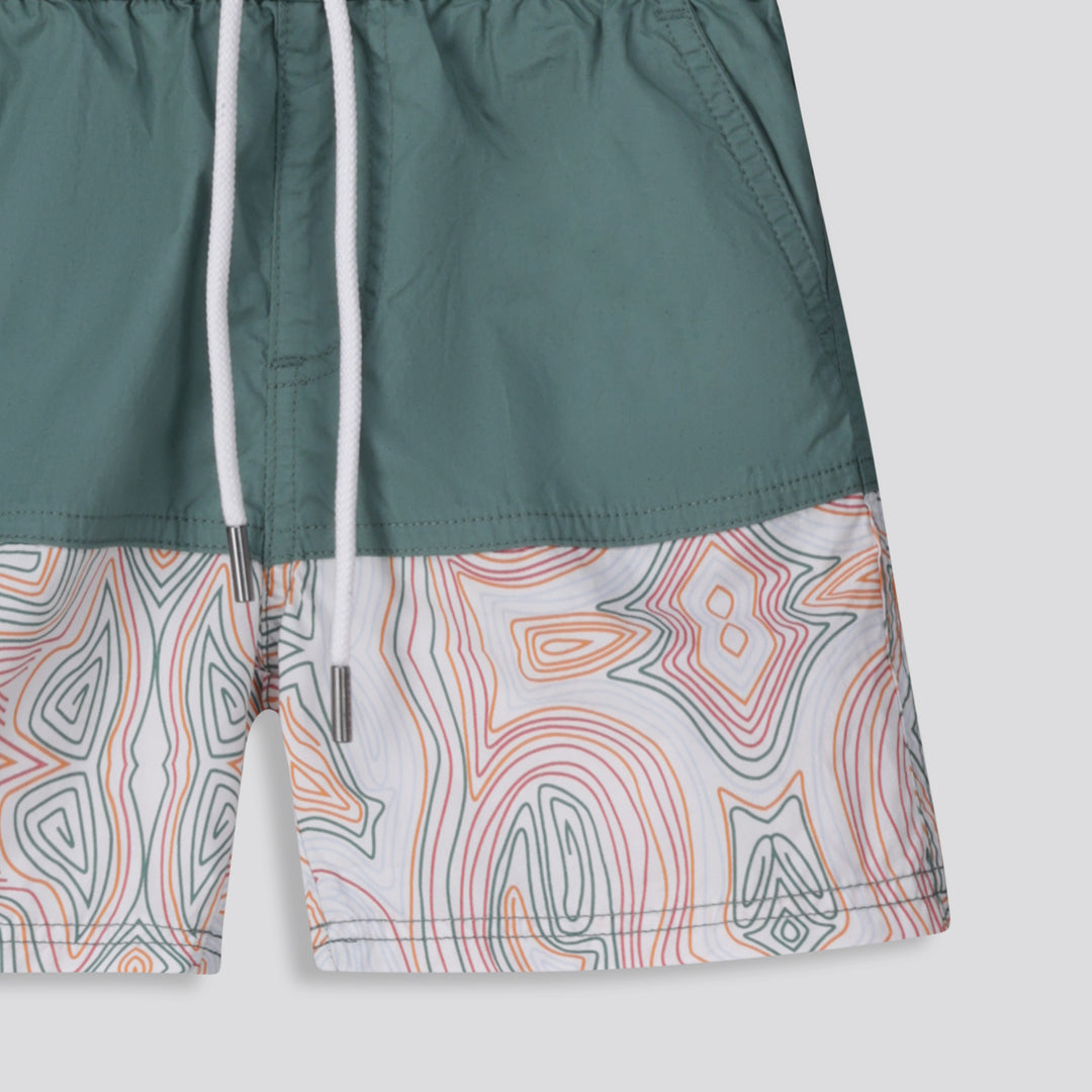 Boys Pool Shorts Green