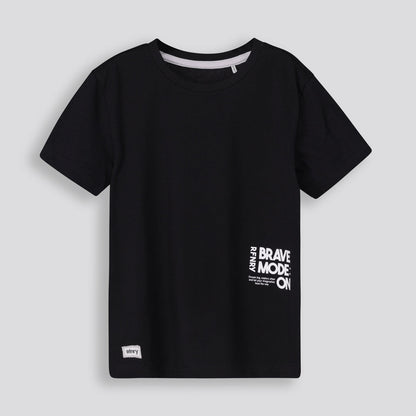 Boys Statement Tee Black