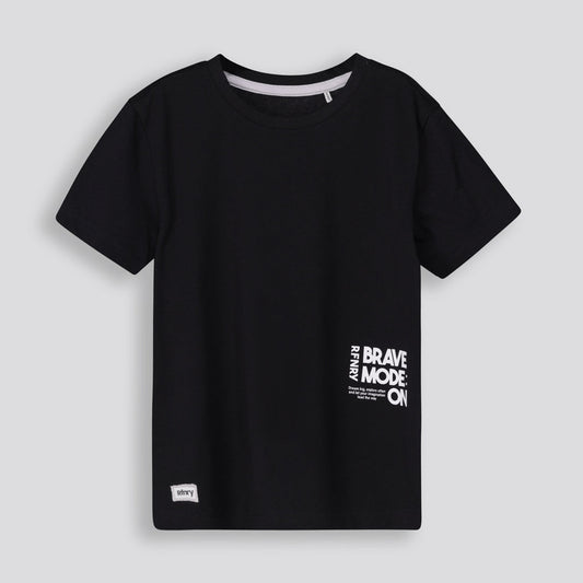 Boys Statement Tee Black
