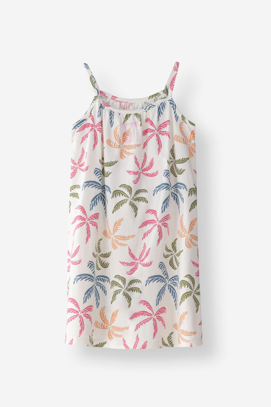 Girls Strappy Trapeze Dress