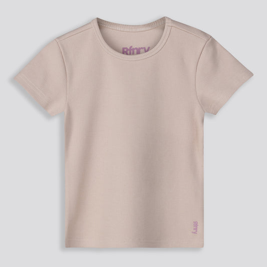 Girls Ribbed Tee