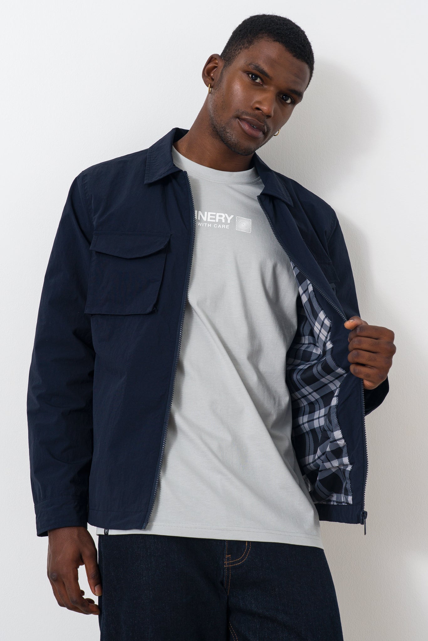 Blouson Collar Jacket