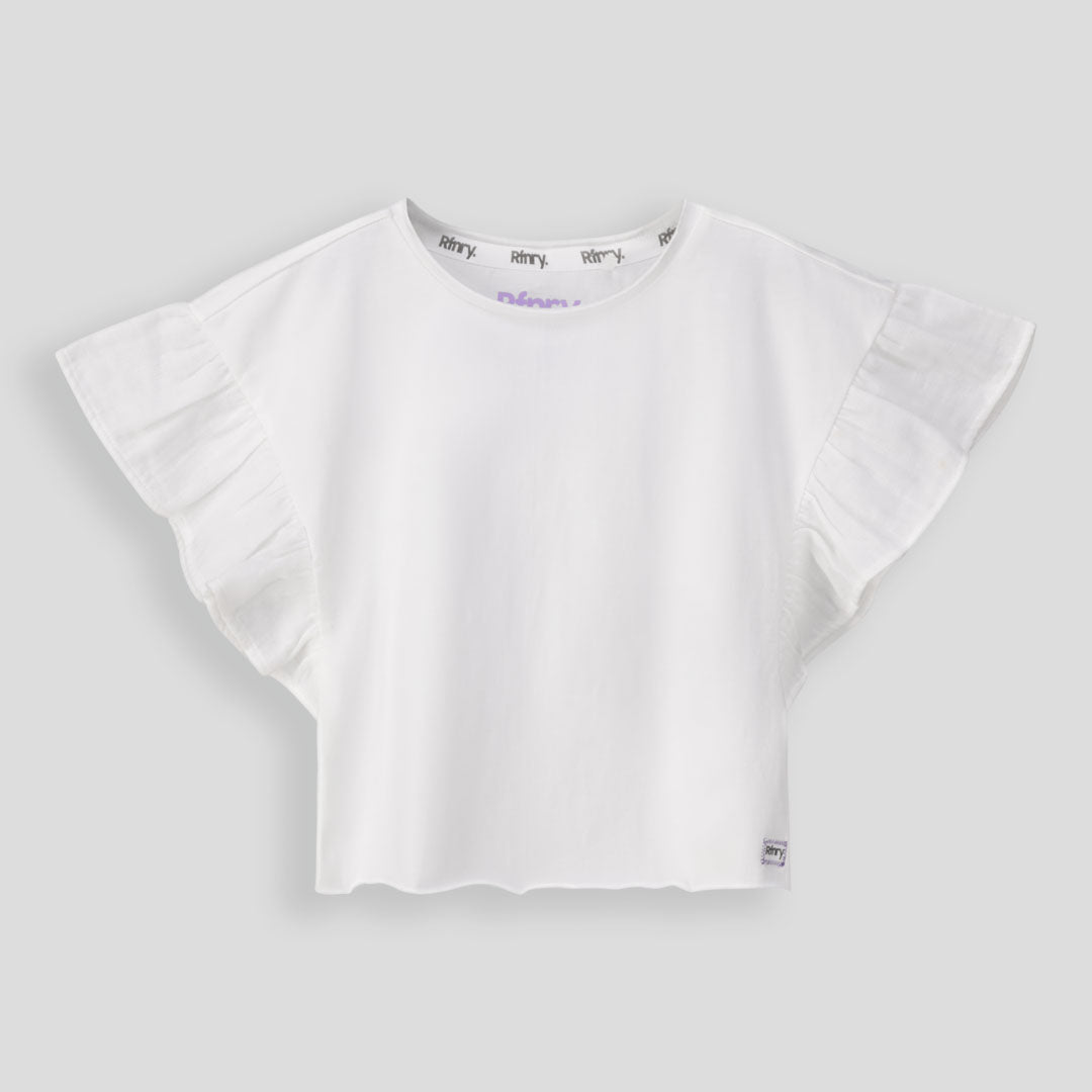 Girls Flutter Sleeve Tee
