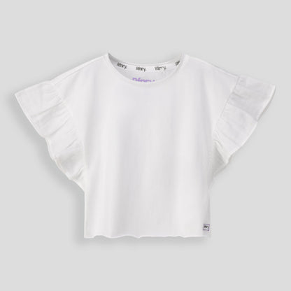 Girls Flutter Sleeve Tee