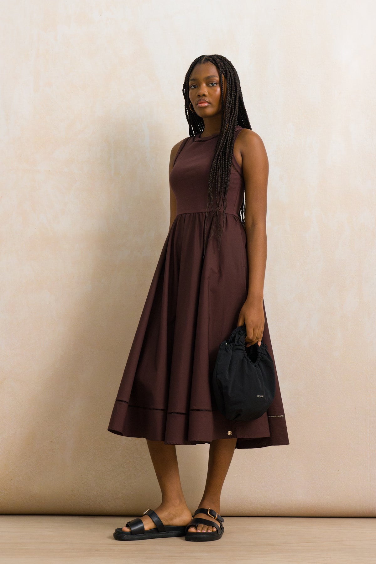 Combo Midi Dress
