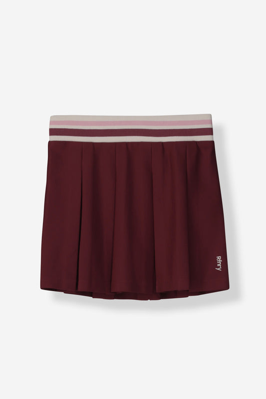 Knit skater mini skirt