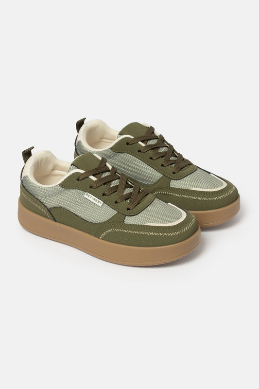 Stitch Detail Sneakers