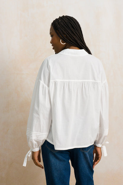 Volume Sleeve Woven Shirt