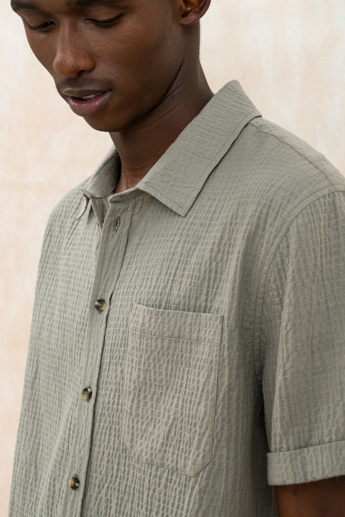 Crinkle Textured Shirt