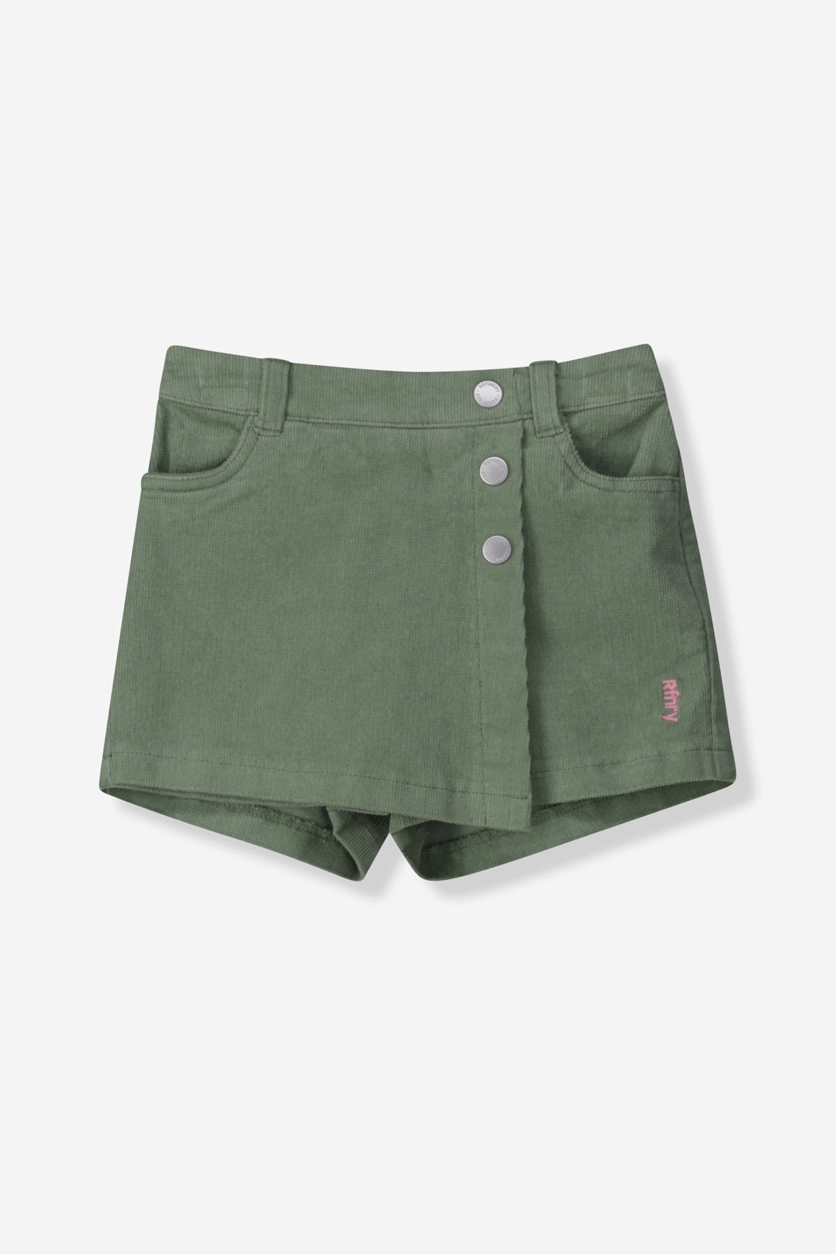 Green Corduroy Skort