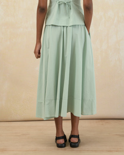 A-Line Midi Skirt