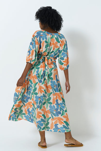 Mock Wrap Dress