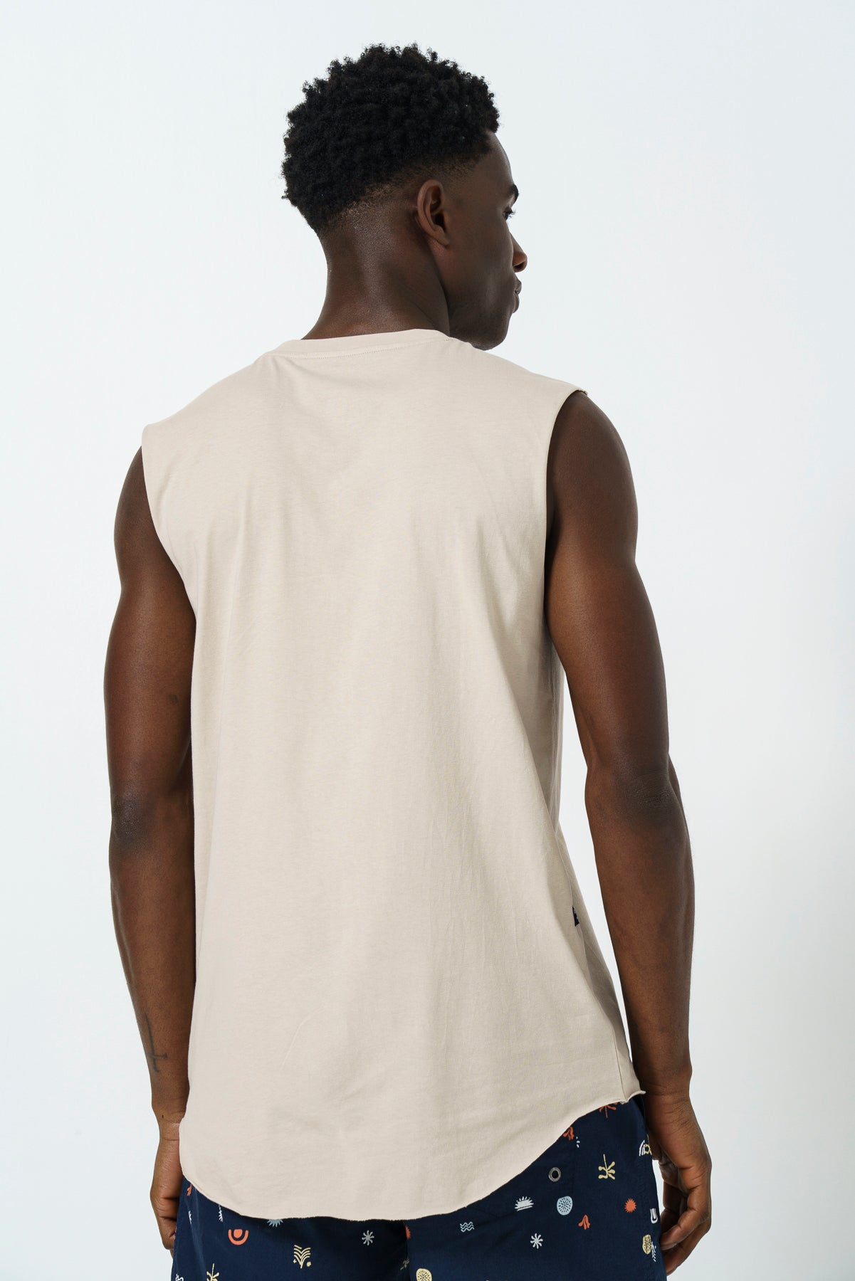 Sleeveless Hi Neck T-Shirt