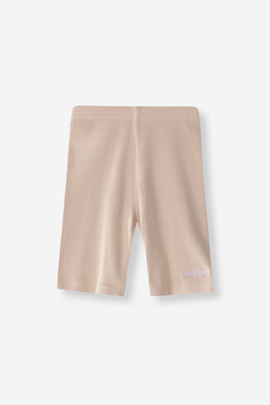 Girls Ribbed Cycle Shorts