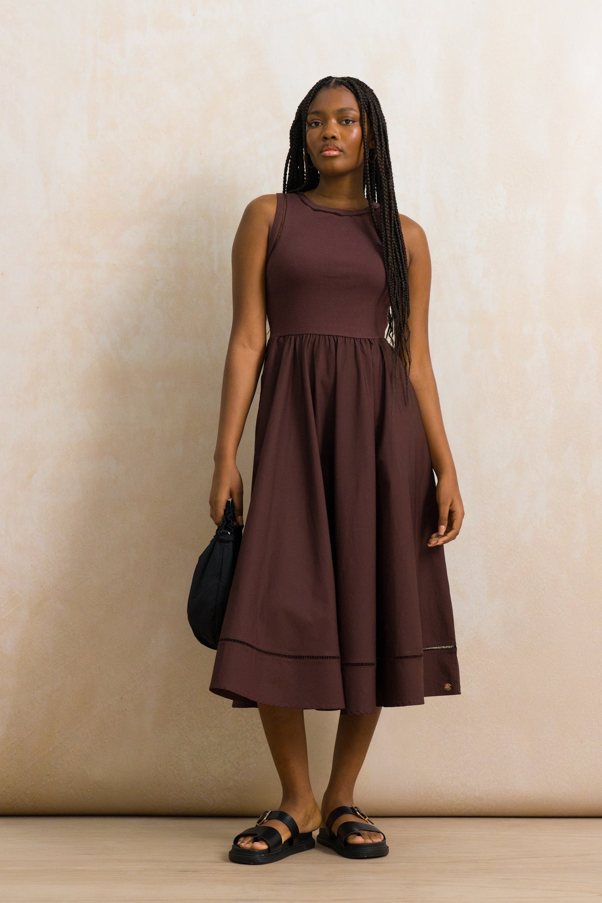 Combo Midi Dress