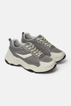 Mesh Panel Platform Sneakers