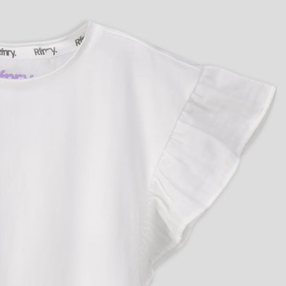 Girls Flutter Sleeve Tee
