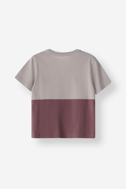 Regular Fit Colour Block Tee