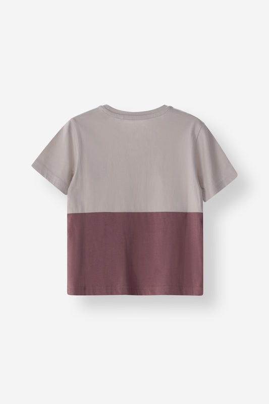 Regular Fit Colour Block Tee