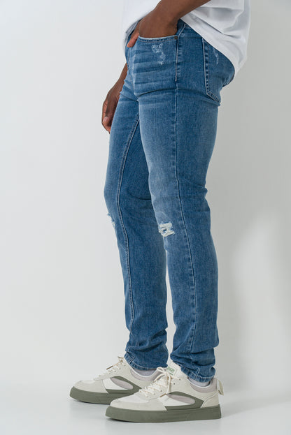 Rf02 Mid Wash Skinny Jeans