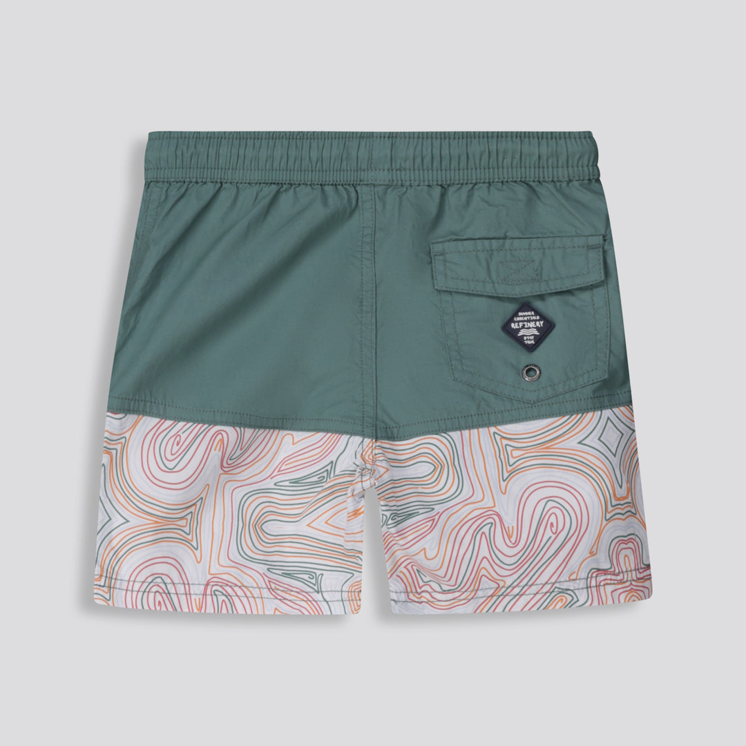 Boys Pool Shorts Green