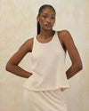 High Neck Crochet Top