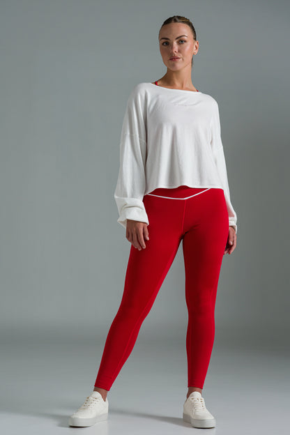 Cross-back Knitwear Jumper