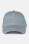 Blue Washed Embroidered Cap