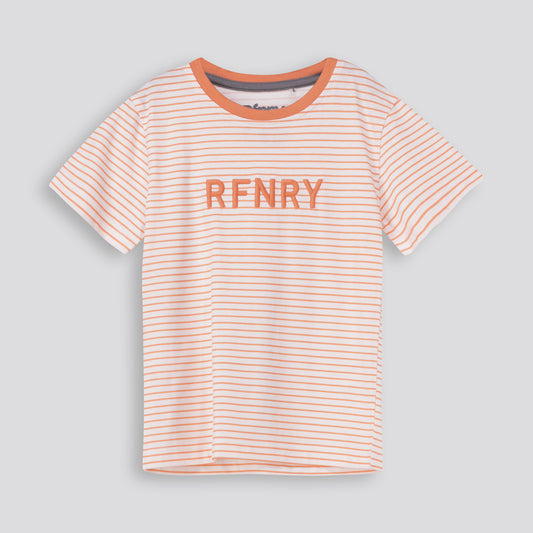 Girls Branded Tee - Orange