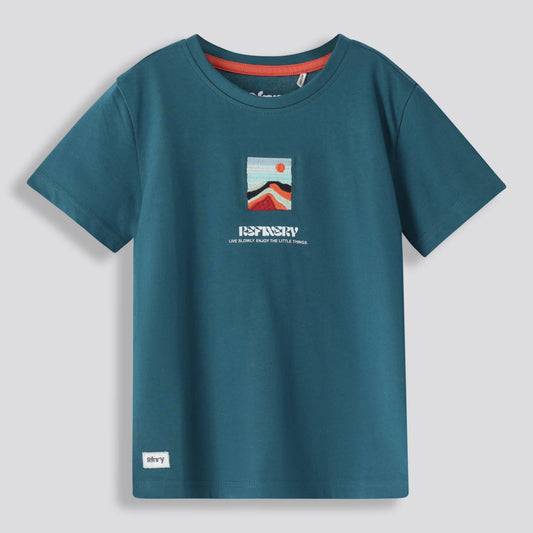 Boys Graphic Tee Rust