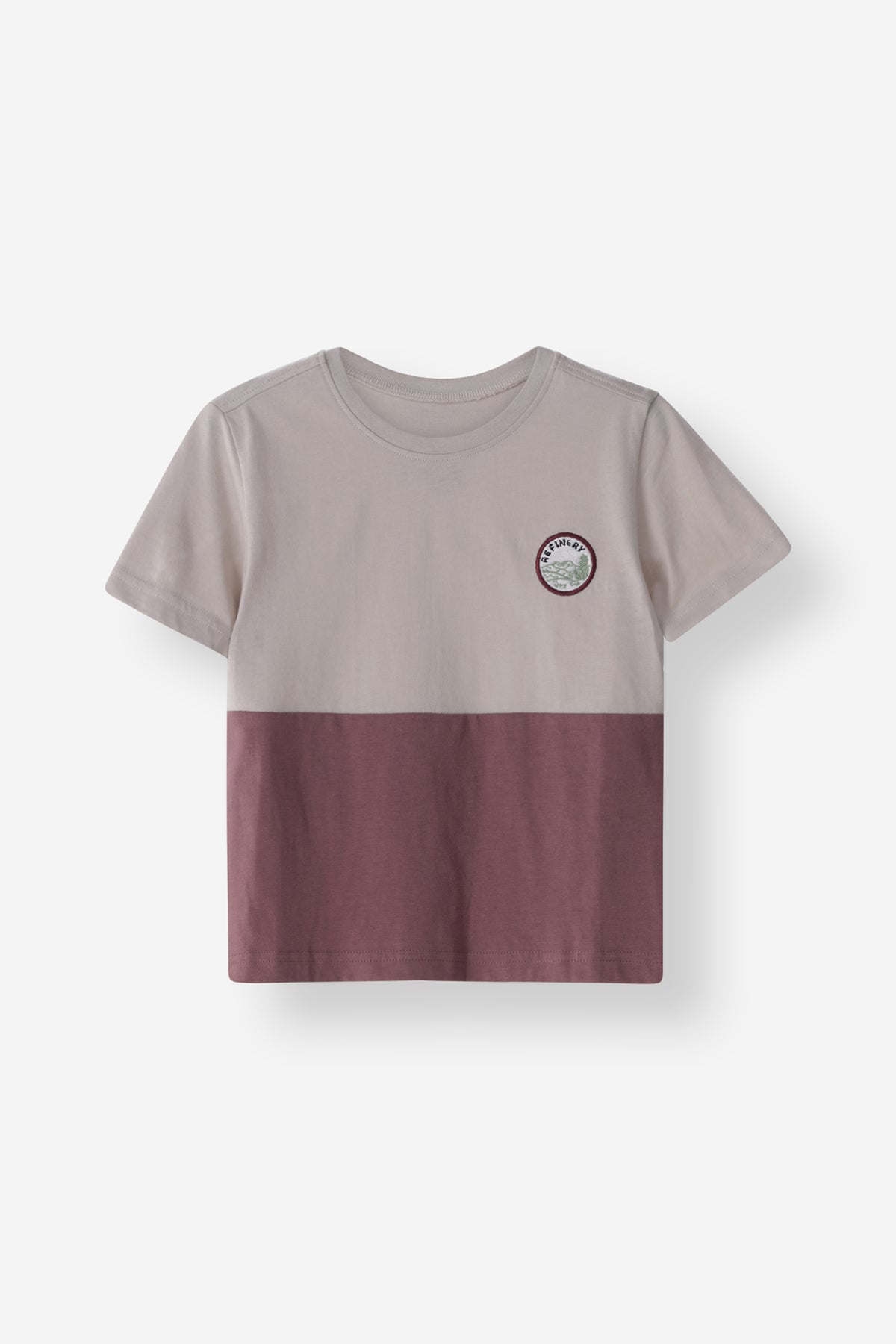 Regular Fit Colour Block Tee