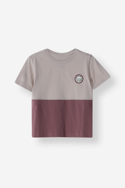 Regular Fit Colour Block Tee