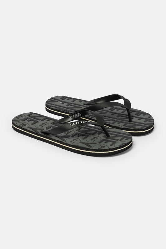 Mismatch Logo Flip Flops