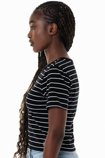 Striped Fitted T-Shirt