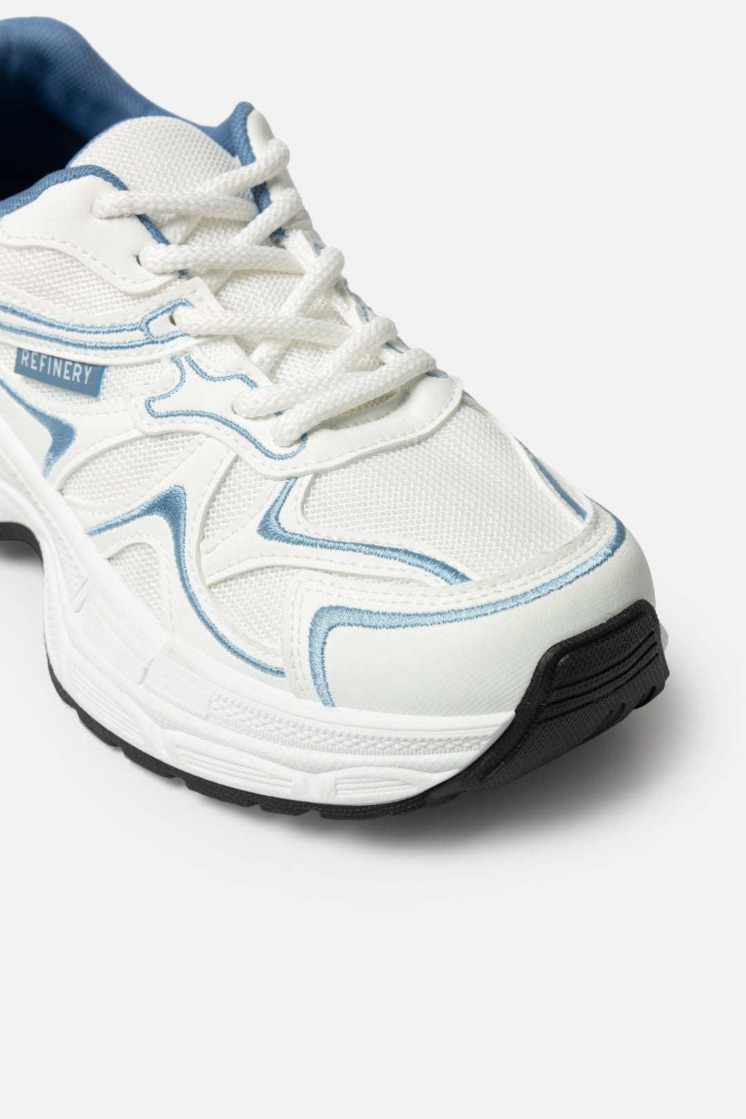 Mesh Overlay Chunky Sneakers