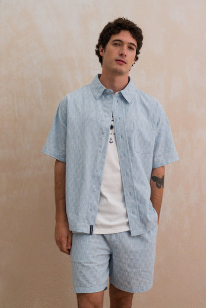Boxy Textured Shirt