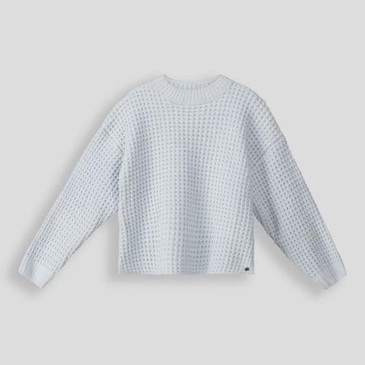Girls Waffle Jumper