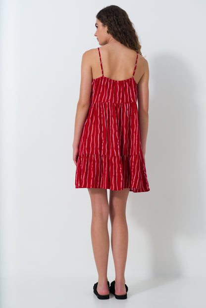 Tiered Strappy Dress
