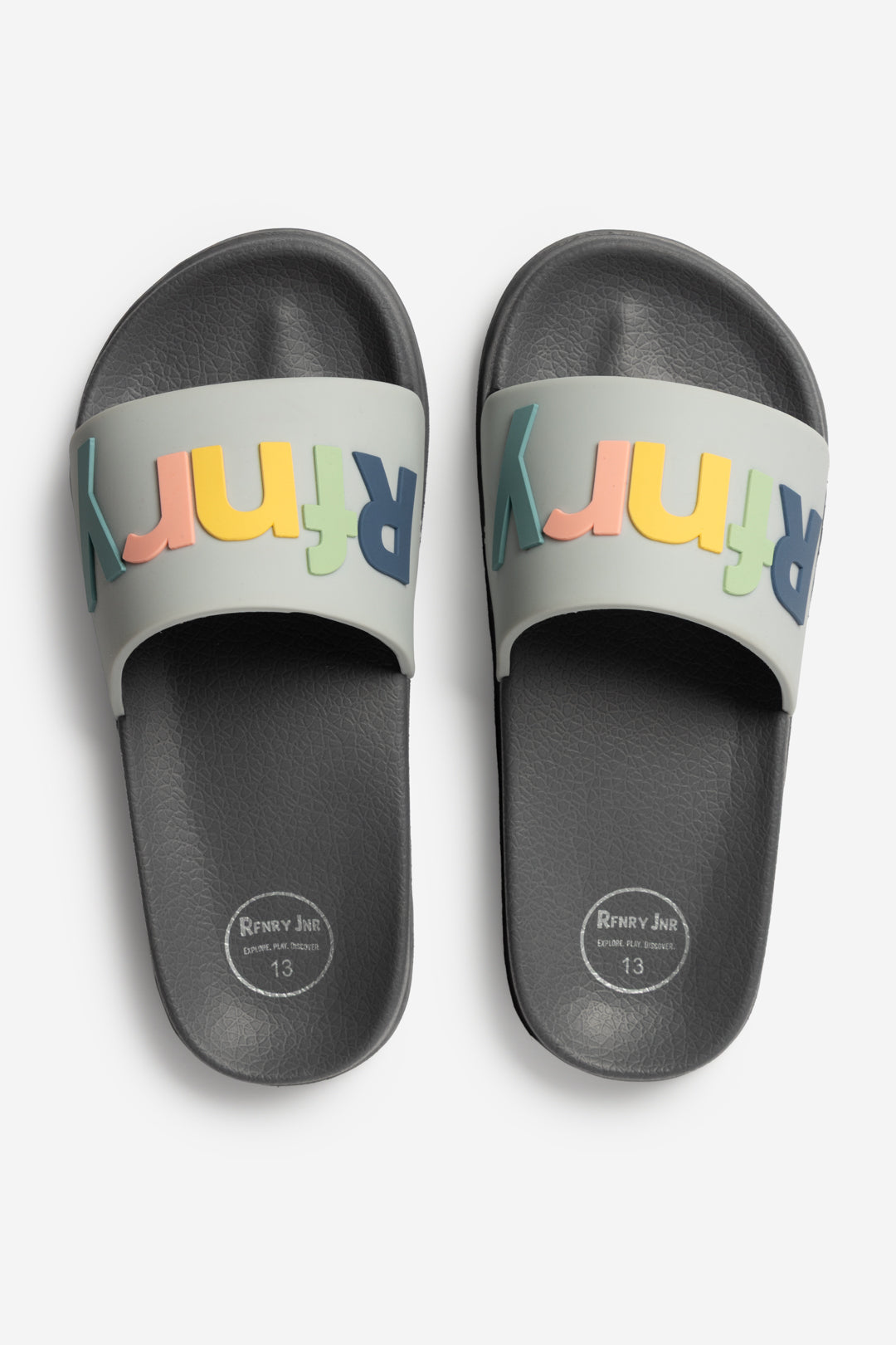 Moulded Footbed Logo Slide