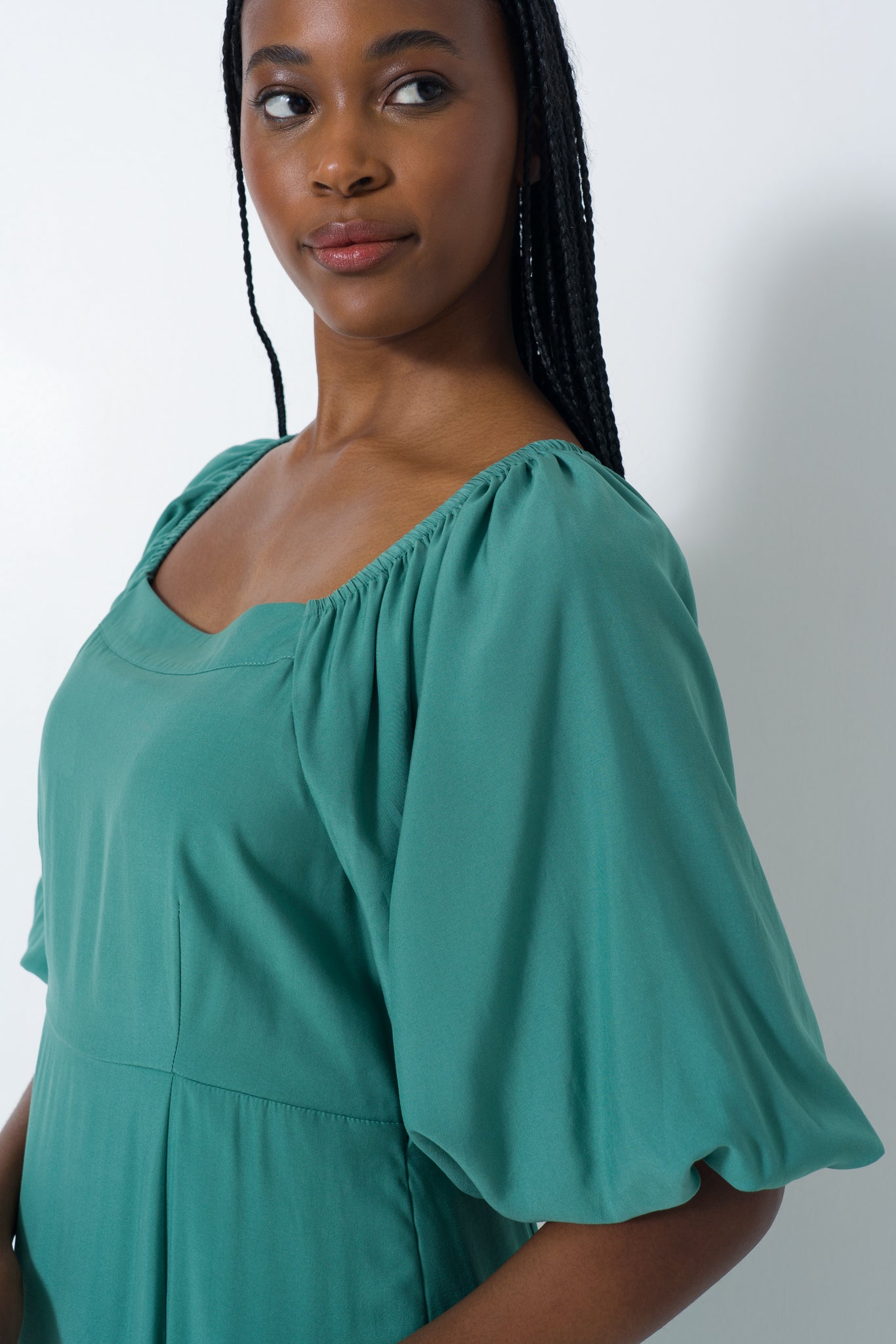 Asymmetrical Frill Dress