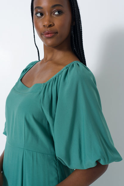 Asymmetrical Frill Dress