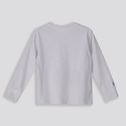 Boys Long Sleeve Tee Light Grey