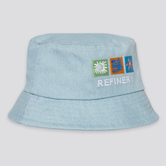 Boys Bucket Hat - Blue Denim