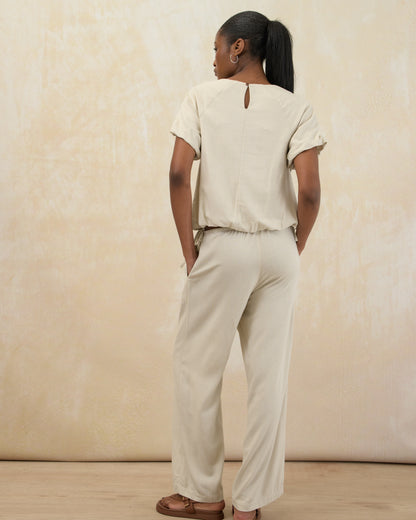 Wide Leg Drawstring Pants